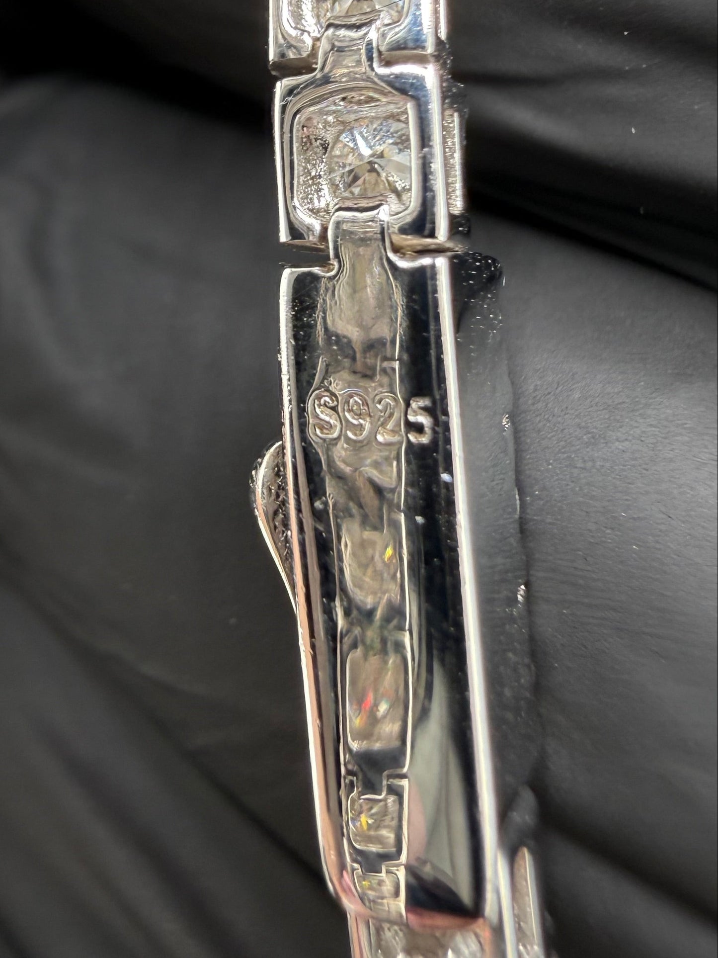 7.5" 3mm Moissanite Tennis Bracelet 925 Sterling Silver Brand New