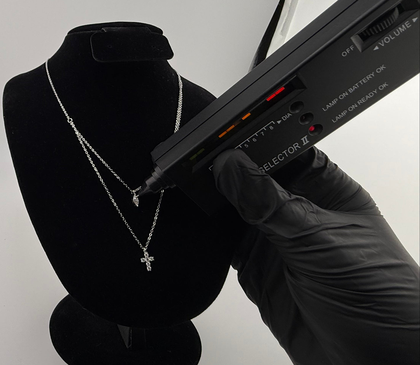 Moissanite Marquise & Cross Pendant Necklace 925 Sterling Silver GRA Certified Brand New